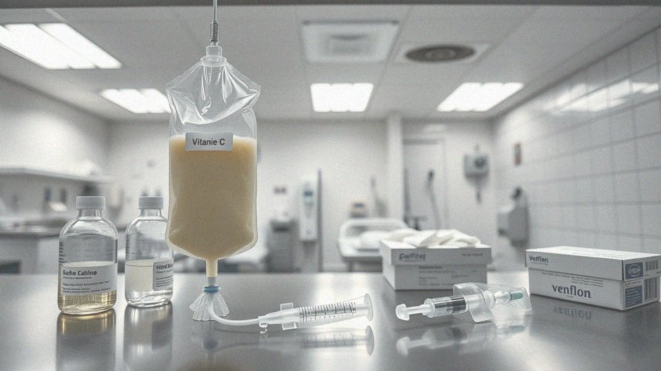 Jakie są standardy przygotowania i podania wlewów dożylnego witaminy C?